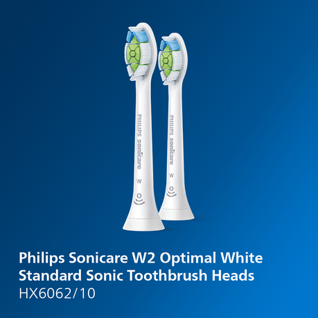 Philips Sonicare Optimal Toothbrush Heads - White HX6062/87