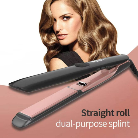 2-in-1 Titanium Hair Straightener & Curler