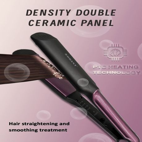 Sokany Ceramic Straightener - Fast Heating, Anti-Frizz for Smooth Hair