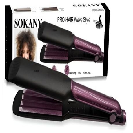 Sokany Ceramic Straightener - Fast Heating, Anti-Frizz for Smooth Hair