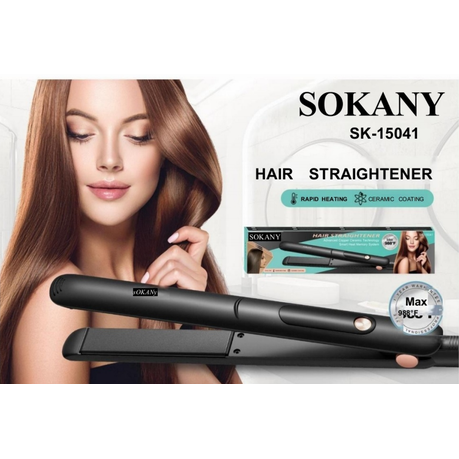 Professional Hair Straightener - Ceramic Plates & Smart Heat System