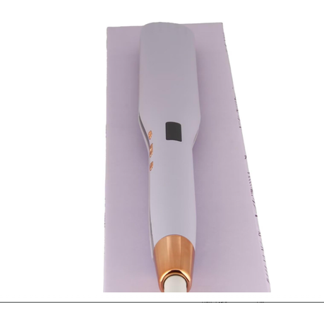 Digital control hair straightener purple European standard plug