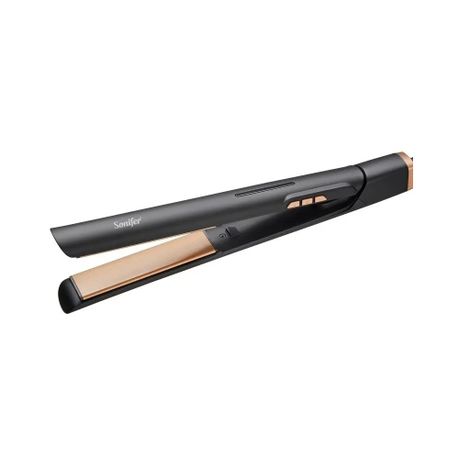 All-in-One Hair Straightener & Curler Ceramic Iron Fast Heat-Up Anti-Frizz