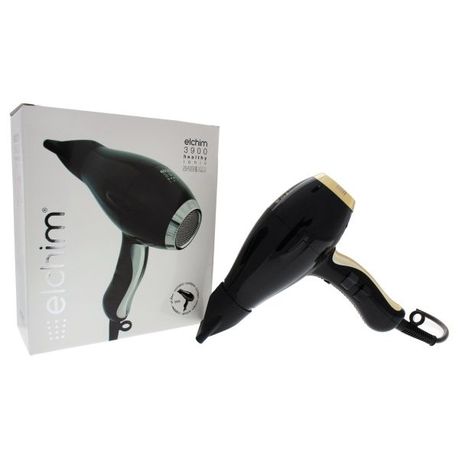 Elchim - Professional Hairdryer - Healthy 3900 Ionic - Black / Gold