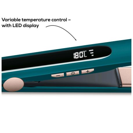 Beurer Germany Hair Straightener: Ceramic Flat Iron, 3x Temps HS 50 Ocean