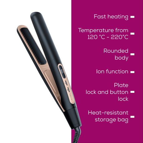 Beurer Germany Hair Straightener & Curler: Heats Up Ready in Seconds HS 100
