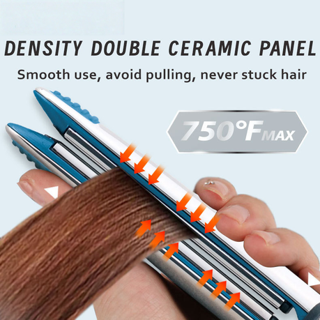 Sokany Nano Titanium Hair Straightener - 10s Heat, Safe For All Hair