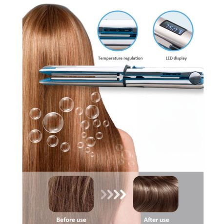 Sokany Nano Titanium Hair Straightener - 10s Heat, Safe For All Hair