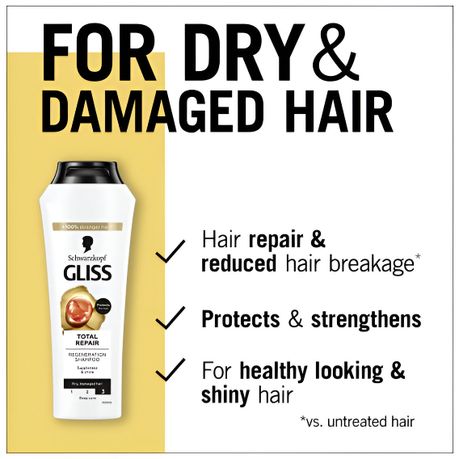 Gliss Total Repair Shampoo 400ml