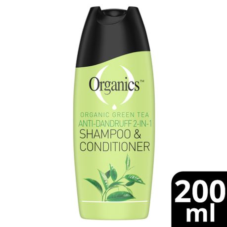 Organics Green Tea Anti Dandruff 2in1 Shampoo and Conditioner 200ml