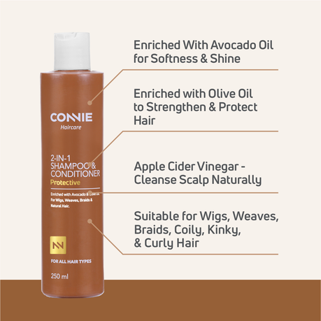 250ml 2-in-1 Sulphate-Free Shampoo & Conditioner