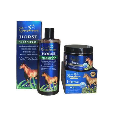 Roushun Anti-Hair Loss Combo - Shampoo and Treatment - 2x 300ml