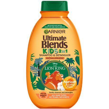 Garnier Ultimate Blends Kids 2in1 Shampoo & Detangler Disney Lion King