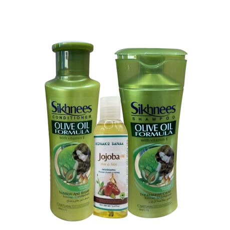 Sikhnees Shampoo&Conditioner Olive OilFormula with Vitamin E and jojoba oil