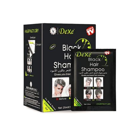 Dexe Black Hair Shampoo Dye