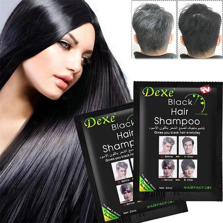 Dexe Black Hair Shampoo Dye