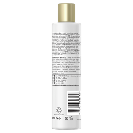 Pantene Hydra Glow Shampoo With Biotin, 250ml