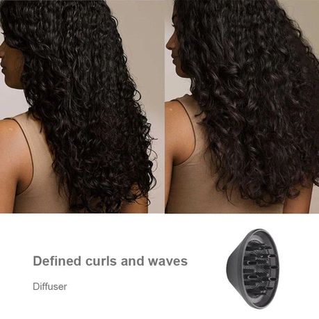 Professional Leafless Strong Hair Dryer With 5 Styling Attachments - (GC)