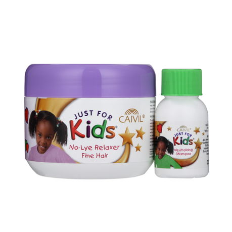 Just For Kids Relaxer and Neutralising Shampoo Fine Hair 225ml and 30ml