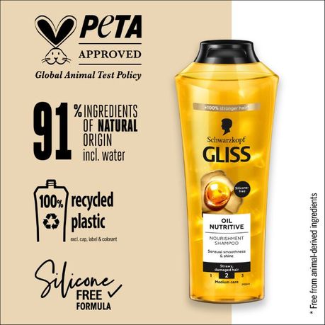 Gliss Oil Nutritive Shampoo 400ml