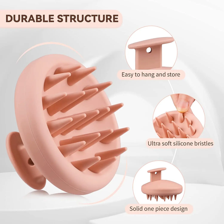 Silicone Wet Dry Hair Shampoo Brush