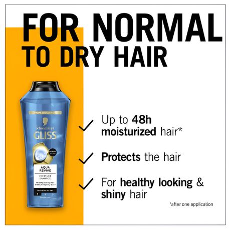 Gliss Aqua Revive Shampoo 400ml