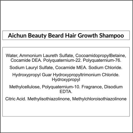 Aichun Beauty Beard Hair Growth Shampoo