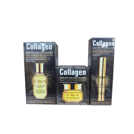 Collagen 5-in-1 Anti-Aging Skincare Set - With 100% Pure Collagen