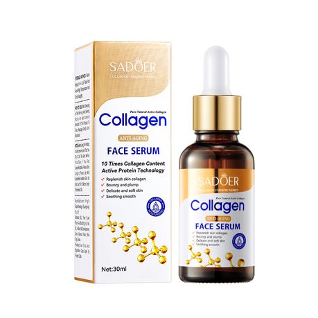 Sadoer Collagen Anti-Aging Cleanser, Serum, Cream & Lip Gloss