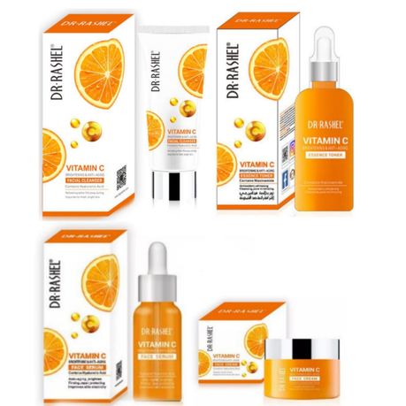 Dr Rashel Complete Facial Kit, Face Cleanser, Toner, Serum and Cream