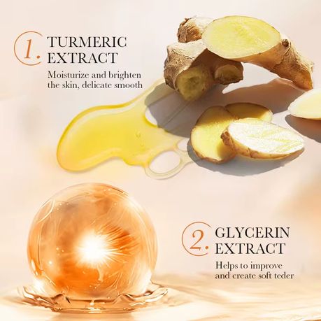 Sadoer Anti Aging Repair Turmeric Face Cleanser Face Serum and Face Cream
