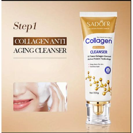 Sadoer Collagen Anti-Aging Skincare Set, Facial Treatment Kit
