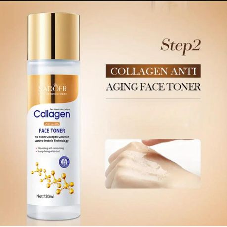 Sadoer Collagen Anti-Aging Skincare Set, Facial Treatment Kit