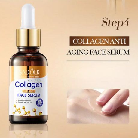 Sadoer Collagen Anti-Aging Skincare Set, Facial Treatment Kit