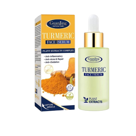 Guanjing Tumeric Set 5 x Face Mask,1 x Face Wash,1 x Face Serum,1 x Face Cream