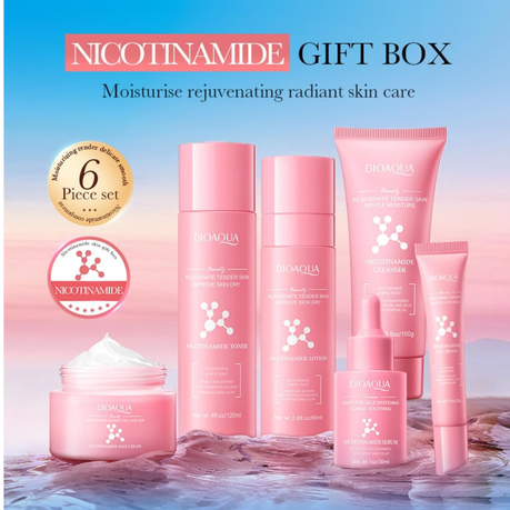 Bioaqua Nicotinamide 6-Piece Skincare Gift Set