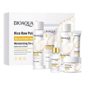 6 in 1 Bioaqua Rice Raw Pulp Moisturizing Skin Care Gift Set