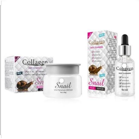 Collagen Face Serum & Face Cream Facial Kit