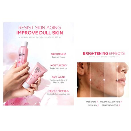 Laikou Japan Sakura Skin Care Set