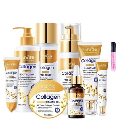Sadoer Collagen Anti-Aging Complete Kit & Lip Gloss