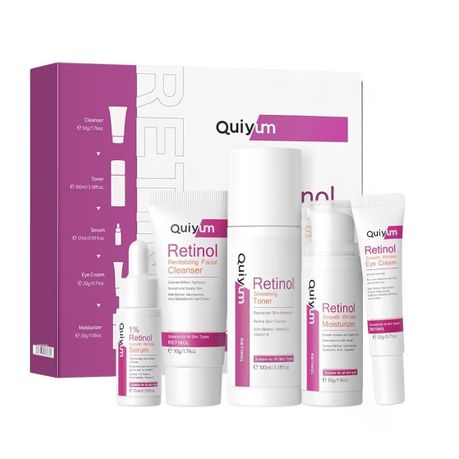 Retinol Skincare Set, Anti Aging Skincare Routine Kit