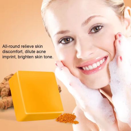 Turmeric facial soap, anti-aging face cream and Coconut hand cream
