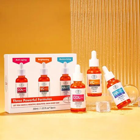 Aichun Beauty Collagen Vitamin C Hyaluronic Acid Face Serum Set