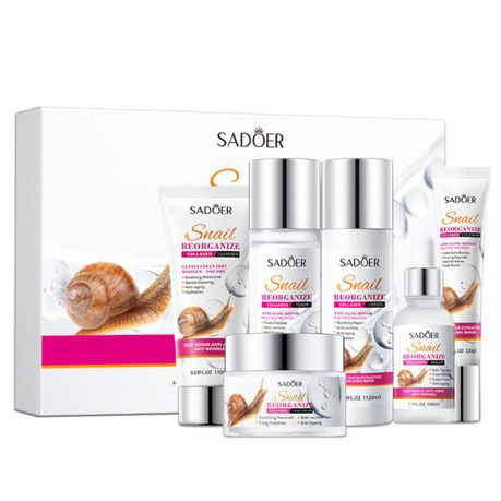 Moisturizing Snail Skin Care Set Nourish Skin Repair Anti Wrinkle For Women