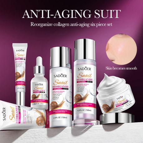 Moisturizing Snail Skin Care Set Nourish Skin Repair Anti Wrinkle For Women