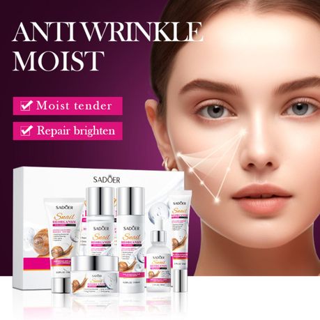 Moisturizing Snail Skin Care Set Nourish Skin Repair Anti Wrinkle For Women