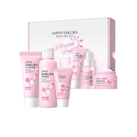 6-Piece Japan Sakura Skin Care Gift Set