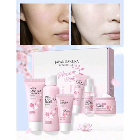 6-Piece Japan Sakura Skin Care Gift Set