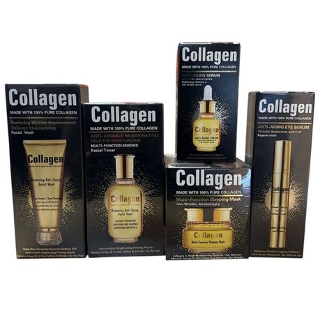 Collagen 6-Piece Anti-Aging Set - Wrinkle Repair, Firming & Hydrating Care