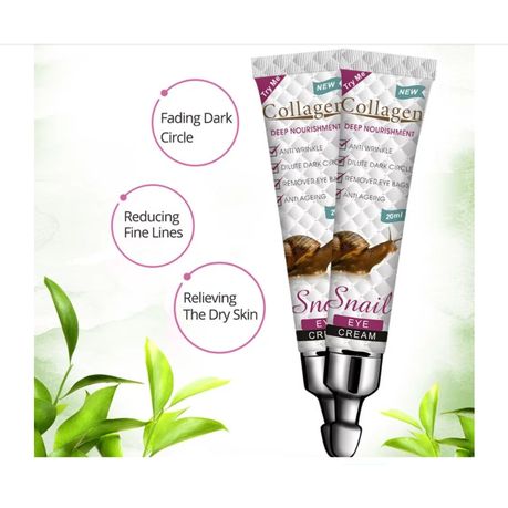 Collagen Snail Eye Mask Face Serum Face Cream Eye Cream BB Cream &Argan Oil